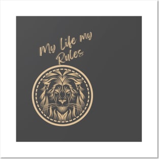 My Life My Rules Posters and Art